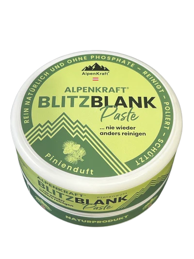 AlpenKraft® BIO BlitzBlank Paste zum Reinigen/Polieren/Schützen