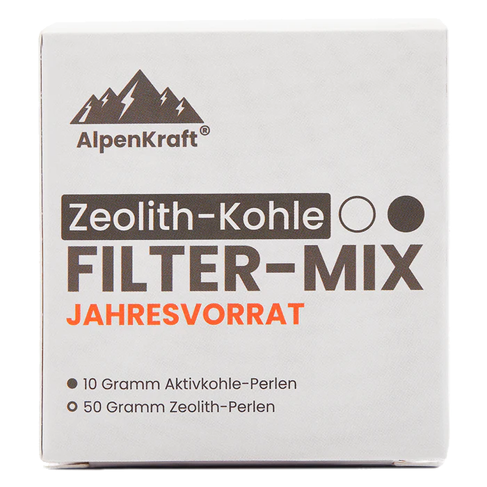 AlpenKraft® "Zeolith-Aktivkohle" Filterperlen Filtersteine