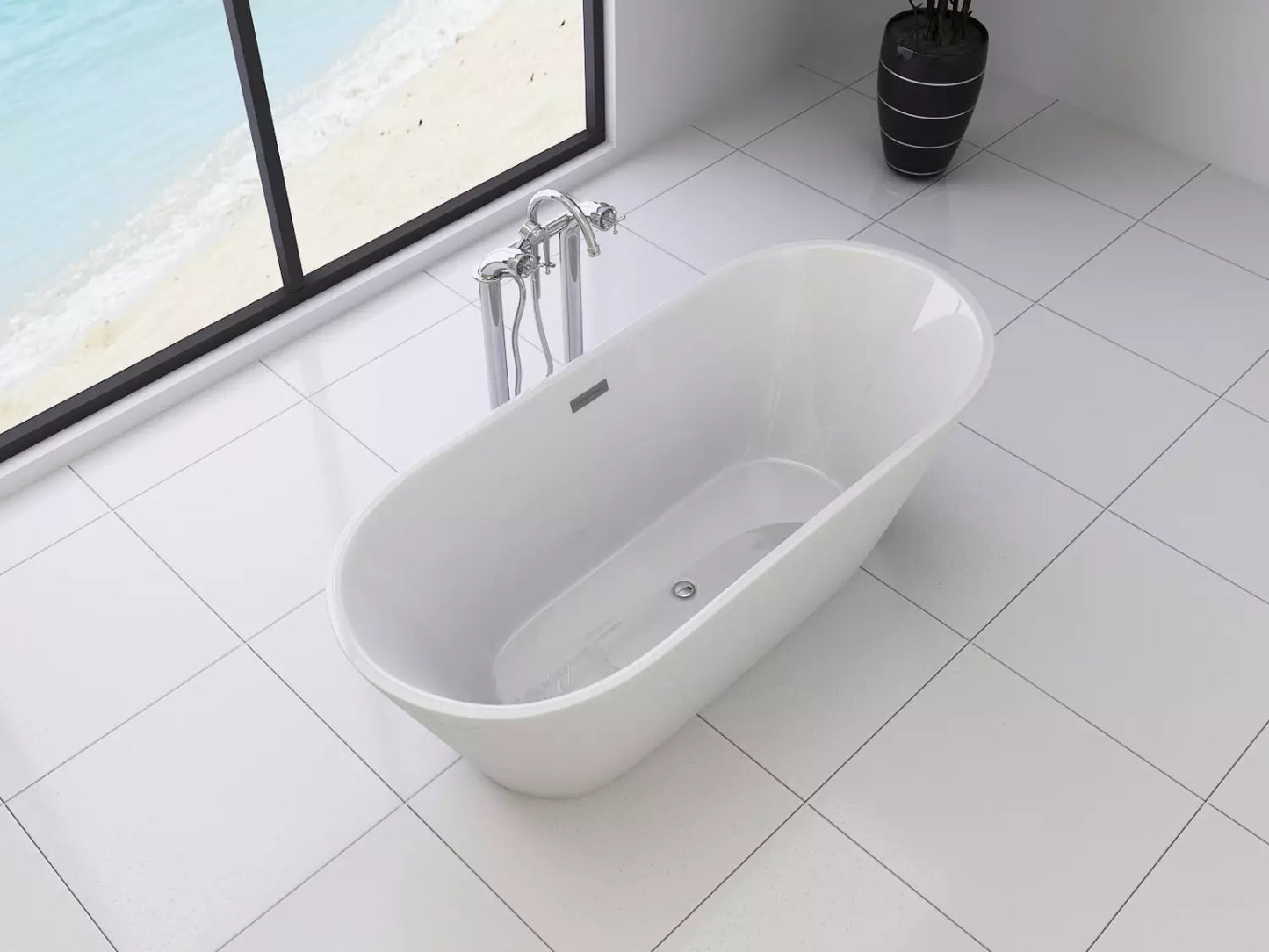Badewanne Lugano 170x80 cm