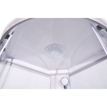 Sanotechnik Duschkabine Komplettduschkabine PUNTO 90x90x215cm Quickline