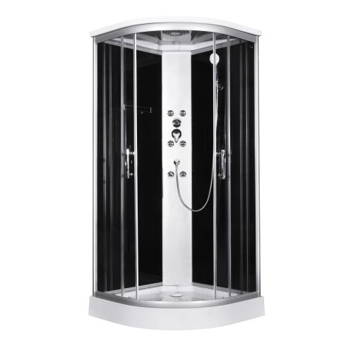 Sanotechnik Duschkabine Komplettduschkabine PUNTO 90x90x215cm Quickline