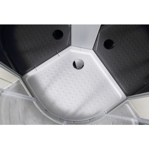 Sanotechnik Duschkabine Komplettduschkabine PUNTO 90x90x215cm Quickline