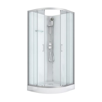 Sanotechnik Duschkabine Komplettduschkabine DALLAS 90x90x210cm Quickline