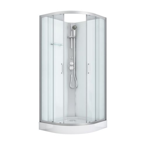 Sanotechnik Duschkabine Komplettduschkabine DALLAS 90x90x210cm Quickline