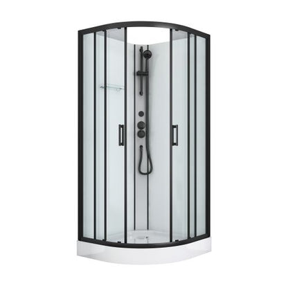 Sanotechnik Duschkabine Komplettduschkabine DALLAS 90x90x210cm Quickline