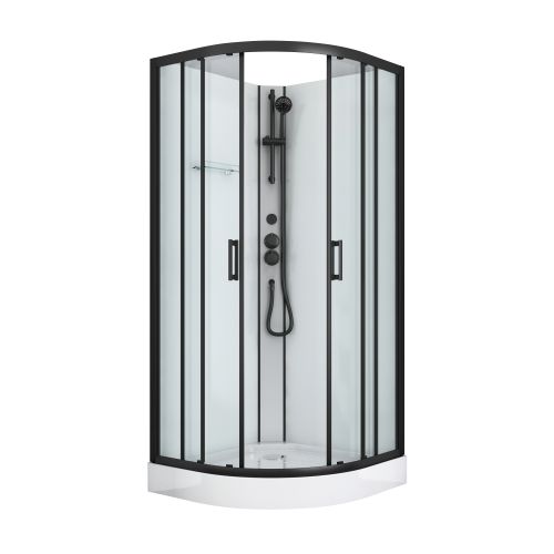 Sanotechnik Duschkabine Komplettduschkabine DALLAS 90x90x210cm Quickline