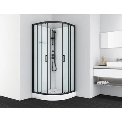 Sanotechnik Duschkabine Komplettduschkabine DALLAS 90x90x210cm Quickline