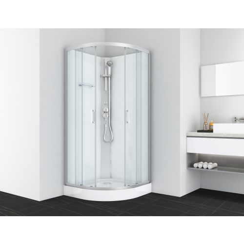 Sanotechnik Duschkabine Komplettduschkabine DALLAS 90x90x210cm Quickline