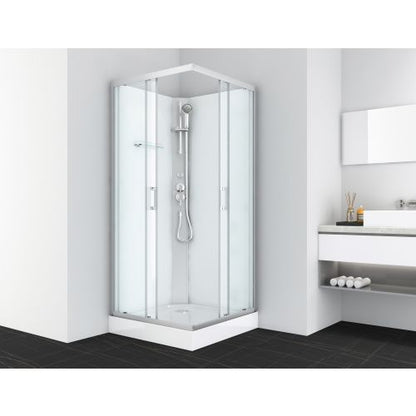 Sanotechnik Duschkabine Komplettduschkabine DENVER 90x90x210cm Quickline