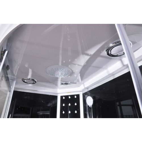 Sanotechnik Duschkabine Komplettduschkabine VARIO links 80x120x215cm Quickline