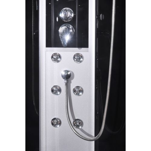 Sanotechnik Duschkabine Komplettduschkabine VARIO links 80x120x215cm Quickline
