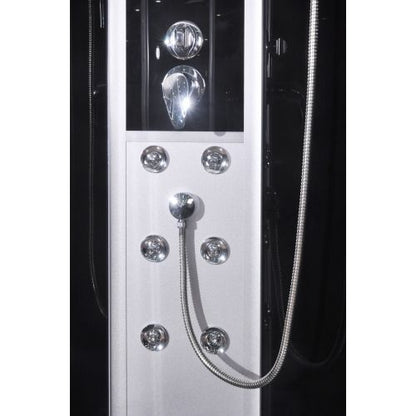 Sanotechnik Duschkabine Komplettduschkabine VARIO links 80x120x215cm Quickline