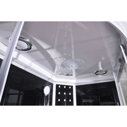 Sanotechnik Duschkabine Komplettduschkabine VARIO rechts 80x120x215cm Quickline
