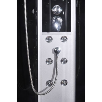 Sanotechnik Duschkabine Komplettduschkabine VARIO rechts 80x120x215cm Quickline