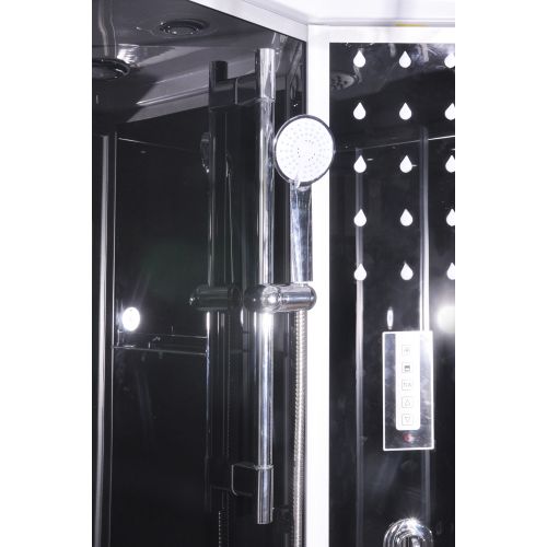 Sanotechnik Duschkabine Komplettduschkabine VARIO rechts 80x120x215cm Quickline