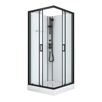 Sanotechnik Duschkabine Komplettduschkabine DENVER 90x90x210cm Quickline
