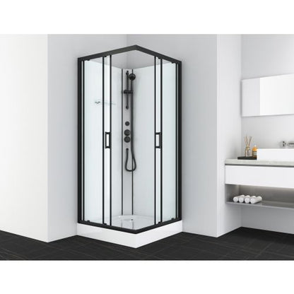 Sanotechnik Duschkabine Komplettduschkabine DENVER 90x90x210cm Quickline