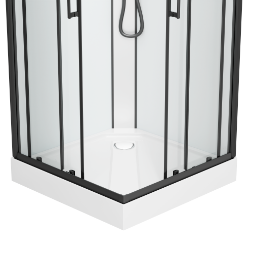 Sanotechnik Duschkabine Komplettduschkabine DENVER 90x90x210cm Quickline