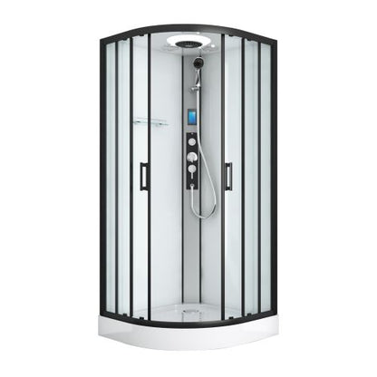 Sanotechnik Duschkabine Komplettduschkabine AUSTIN 90x90x215cm Quickline
