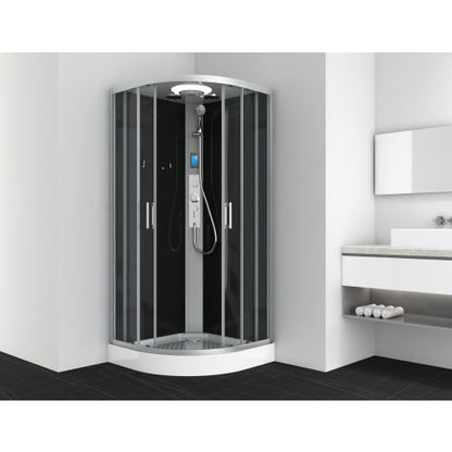 Sanotechnik Duschkabine Komplettduschkabine AUSTIN 90x90x215cm Quickline