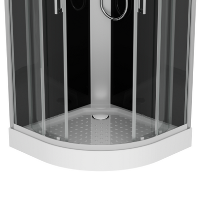 Sanotechnik Duschkabine Komplettduschkabine AUSTIN 90x90x215cm Quickline