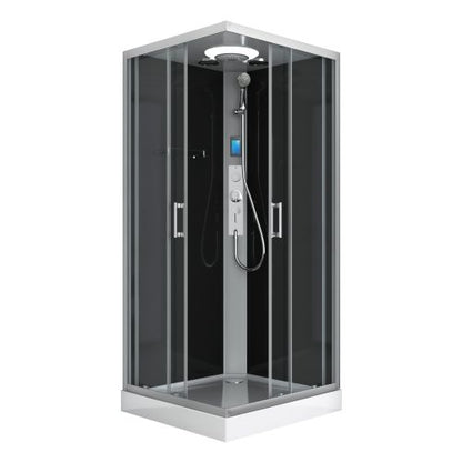 Sanotechnik Duschkabine Komplettduschkabine MIAMI 90x90x215cm Quickline