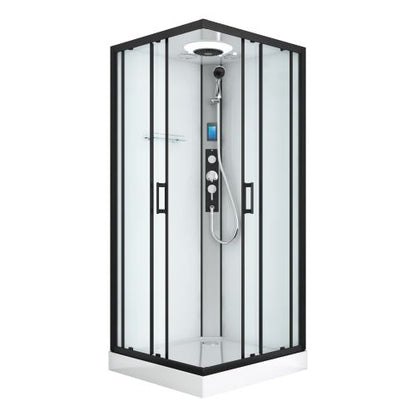 Sanotechnik Duschkabine Komplettduschkabine MIAMI 90x90x215cm Quickline