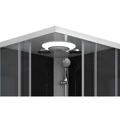Sanotechnik Duschkabine Komplettduschkabine MIAMI 90x90x215cm Quickline