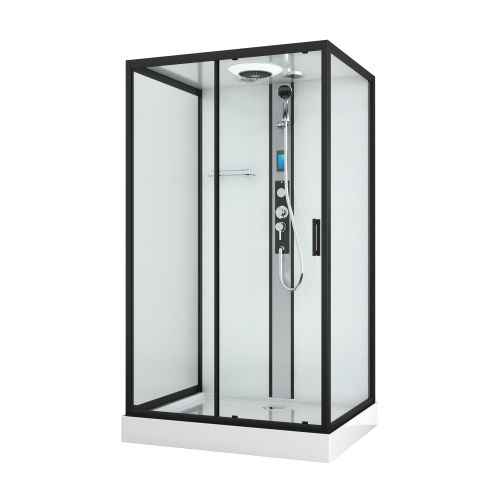 Sanotechnik Duschkabine Komplettduschkabine BOSTON 90x20x215cm Quickline