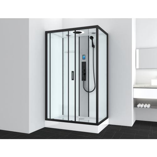 Sanotechnik Duschkabine Komplettduschkabine BOSTON 90x20x215cm Quickline