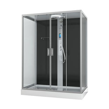 Sanotechnik Duschkabine Komplettduschkabine NEW YORK 90x160x215cm Quickline