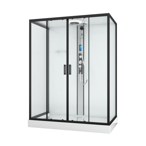 Sanotechnik Duschkabine Komplettduschkabine NEW YORK 90x160x215cm Quickline