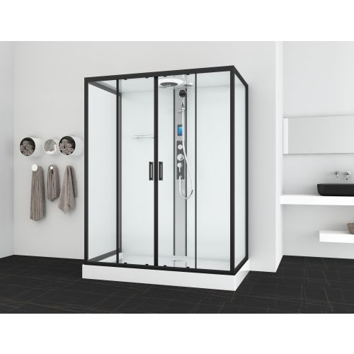Sanotechnik Duschkabine Komplettduschkabine NEW YORK 90x160x215cm Quickline