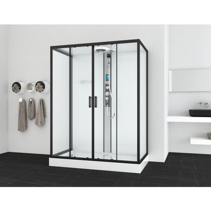 Sanotechnik Duschkabine Komplettduschkabine NEW YORK 90x160x215cm Quickline