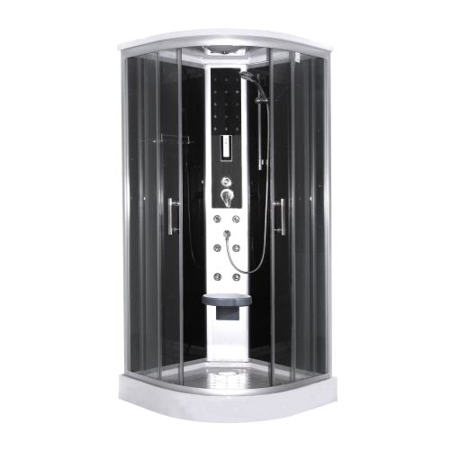 Sanotechnik Duschkabine Komplettduschkabine SCALA 90x90x215cm Quickline