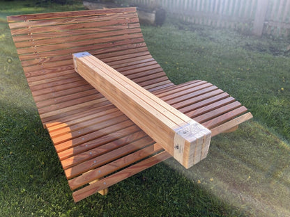 Ersatzlatten aus Lärchenholz | für Holztec-Leitner Liegen & Waldsofas | 95 cm