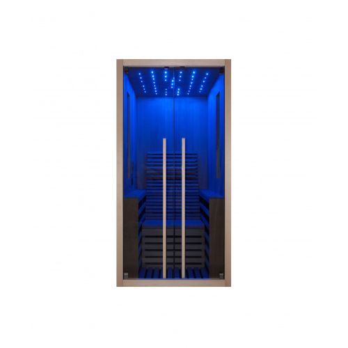 Sanotechnik CARBON 1 Infrarotkabine Wärmekabine für 1 Person 100x130x195 cm