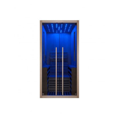 Sanotechnik CARBON 1 Infrarotkabine Wärmekabine für 1 Person 100x130x195 cm