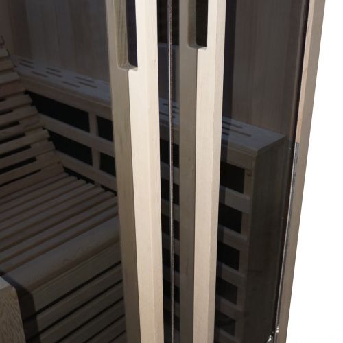 Sanotechnik CARBON 1 Infrarotkabine Wärmekabine für 1 Person 100x130x195 cm