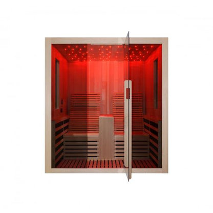 Sanotechnik CARBON 2 Infrarotkabine Wärmekabine für 2 Personen 180x150x195 cm