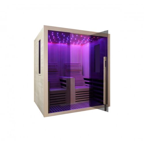 Sanotechnik CARBON 2 Infrarotkabine Wärmekabine für 2 Personen 180x150x195 cm