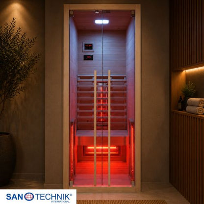 Sanotechnik RUBY 1 Infrarotkabine 1 Pers. Wärmekabine 90x100x195 cm