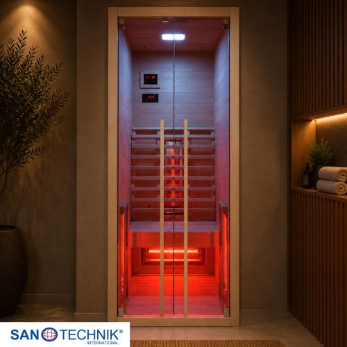 Sanotechnik RUBY 1 Infrarotkabine 1 Pers. Wärmekabine 90x100x195 cm