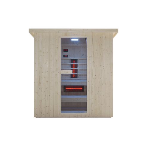 Sanotechnik LAHTI Außensauna für 4-6 Personen 198x181,5x202,2 cm