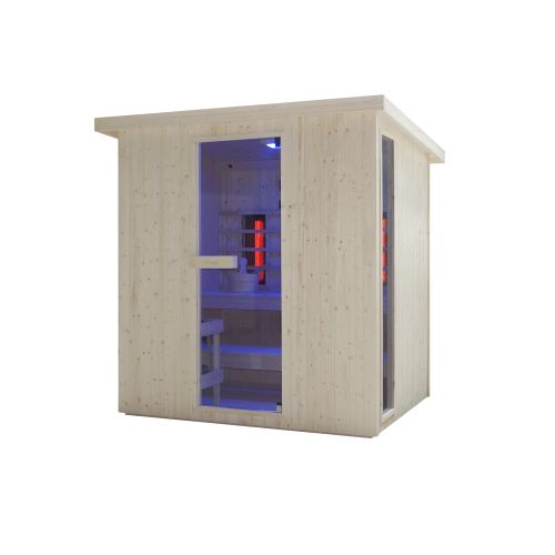 Sanotechnik LAHTI Außensauna für 4-6 Personen 198x181,5x202,2 cm