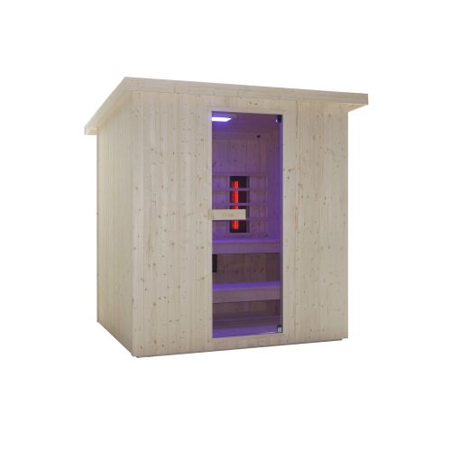 Sanotechnik LAHTI Außensauna für 4-6 Personen 198x181,5x202,2 cm