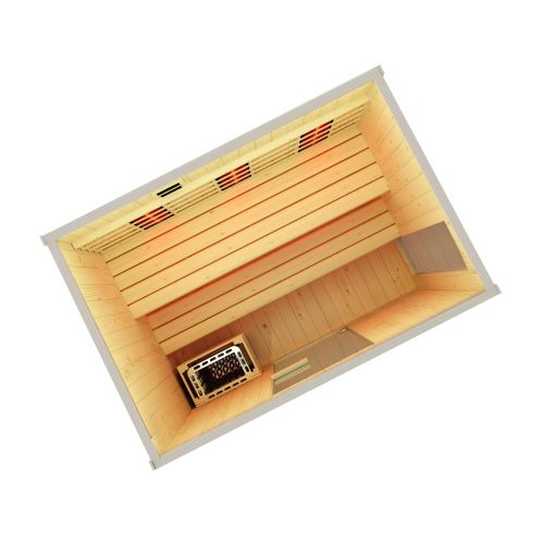 Sanotechnik LAHTI Außensauna für 4-6 Personen 198x181,5x202,2 cm