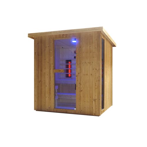 Sanotechnik LAHTI Außensauna für 4-6 Personen 198x181,5x202,2 cm