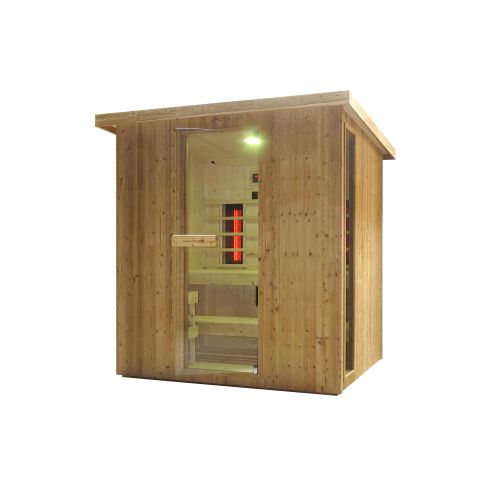Sanotechnik LAHTI Außensauna für 4-6 Personen 198x181,5x202,2 cm