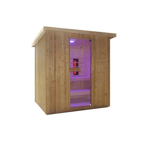 Sanotechnik LAHTI Außensauna für 4-6 Personen 198x181,5x202,2 cm